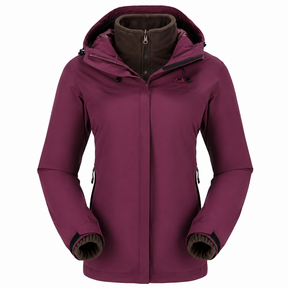 Jaqueta 3 em 1 Feminina Térmica Camel Crown Lemartine