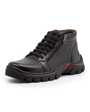 Bota Masculina Coturno Ziper Lateral | Lemartine