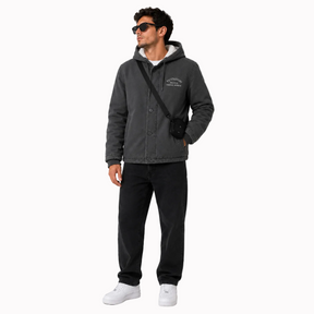 Jaqueta Bomber Masculina Parka de Lã Lemartine
