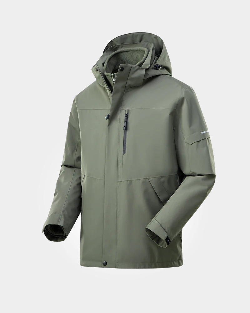 Jaqueta 3 em 1 Masculina Impermeável Térmica Lemartine