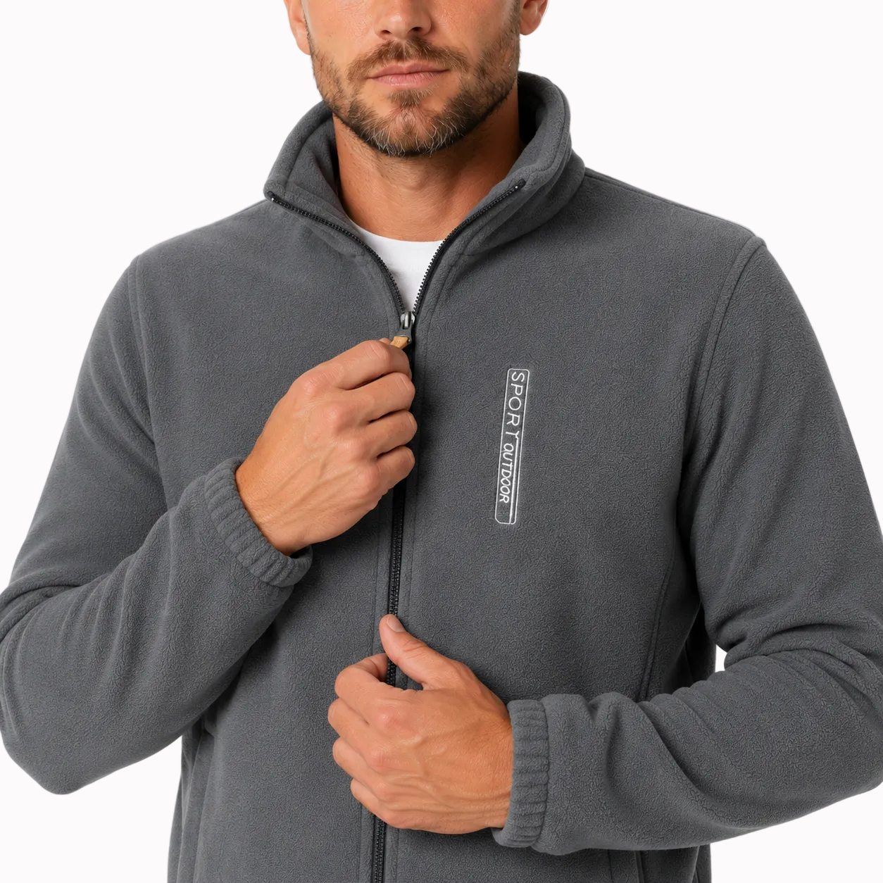 Jaqueta Masculina Fleece de Lã Térmica Lemartine