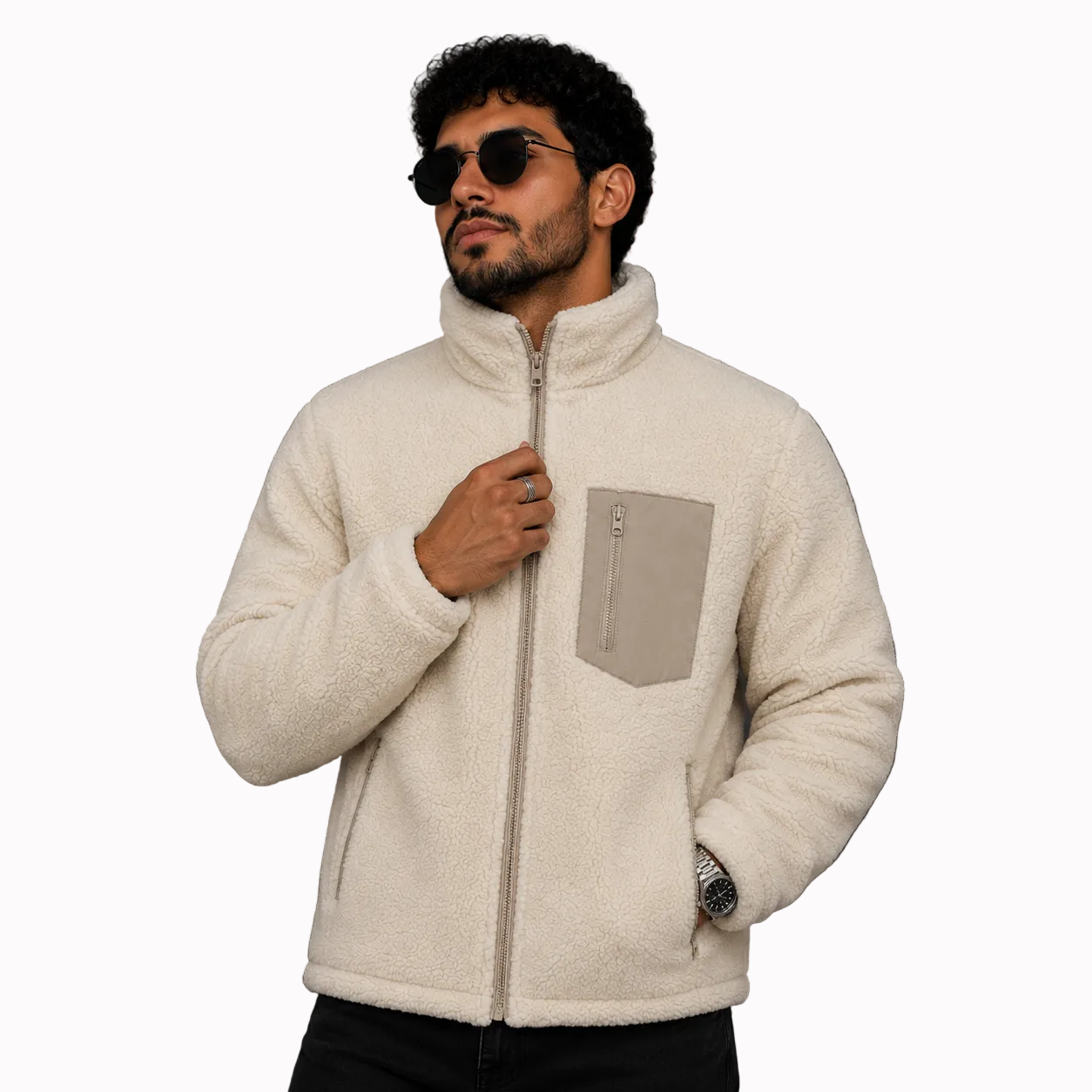 Jaqueta Masculina Puffer 2 em 1 Reversível Andes Lemartine