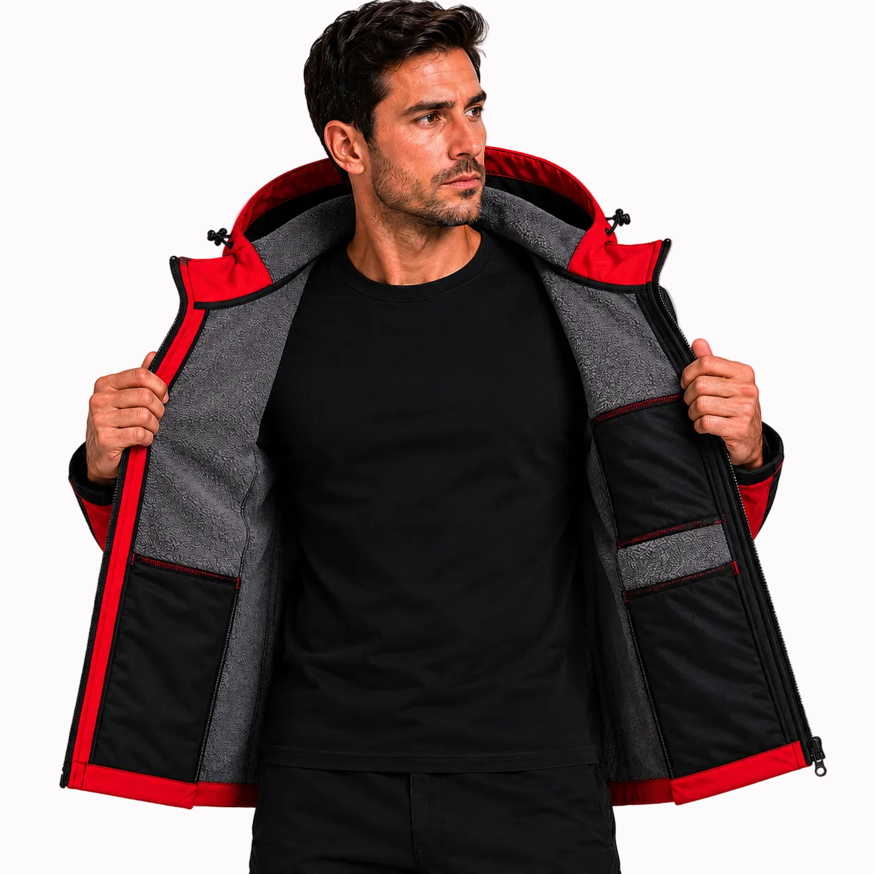 Jaqueta Masculina Fleece Soft Shell Alors Lemartine