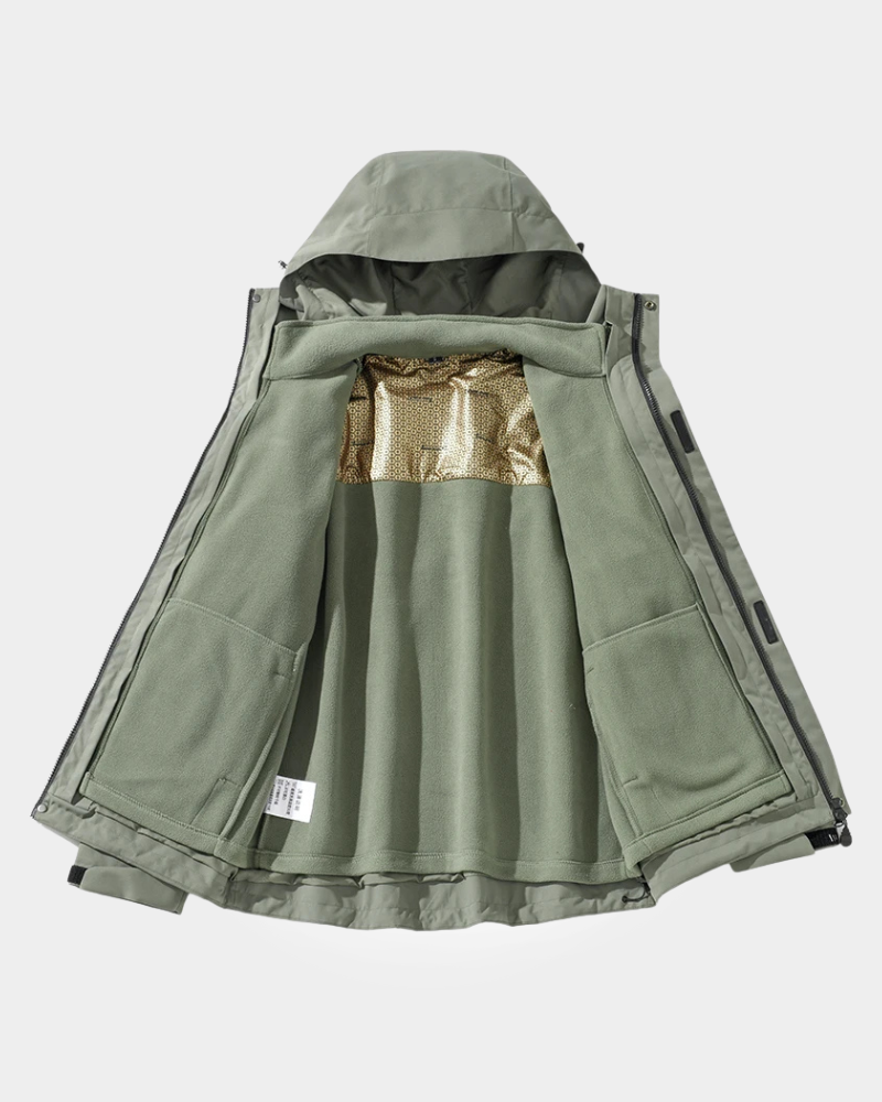 Jaqueta 3 em 1 Masculina Impermeável Térmica Lemartine