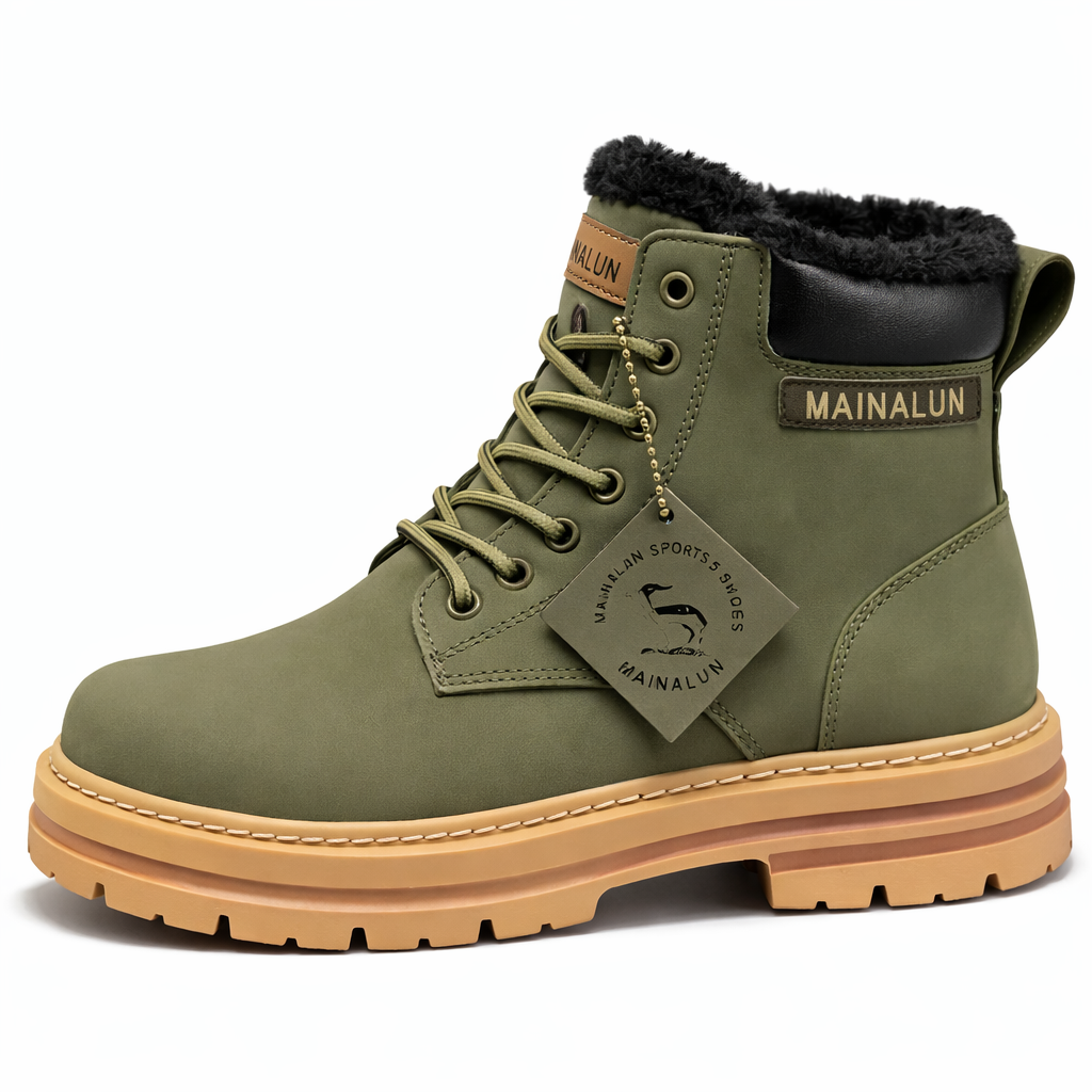 Bota Masculina Térmica Forrada com Lã para Inverno | Lemartine