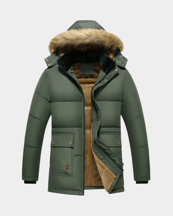 Jaqueta Térmica de lã Masculina de Inverno | Lemartine