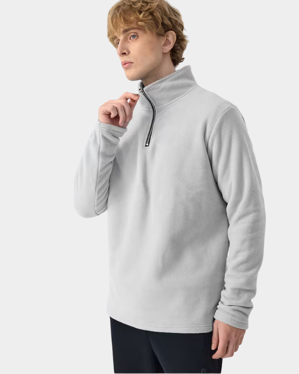 Jaqueta Fleece Gola Alta com Zíper Lemartine Money