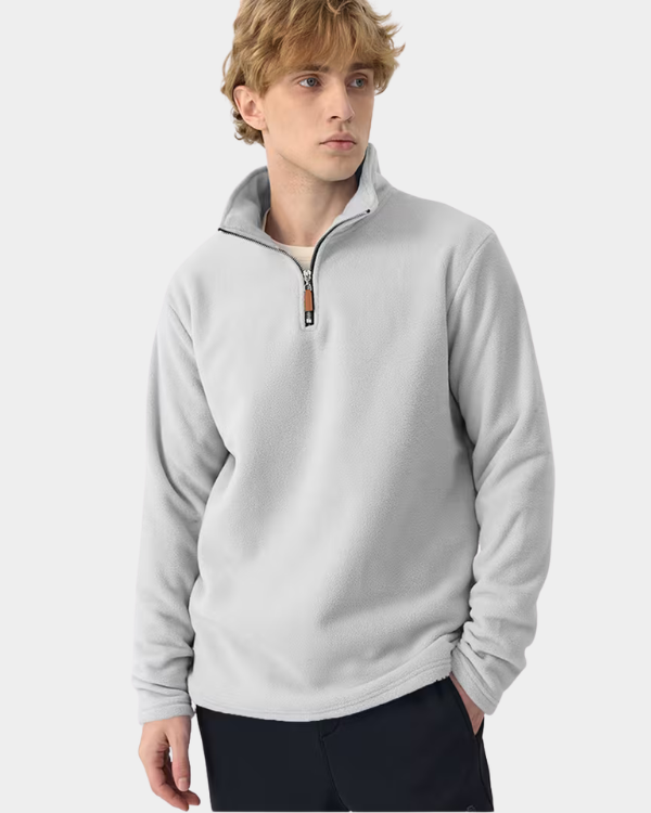 Jaqueta Fleece Gola Alta com Zíper Lemartine Money