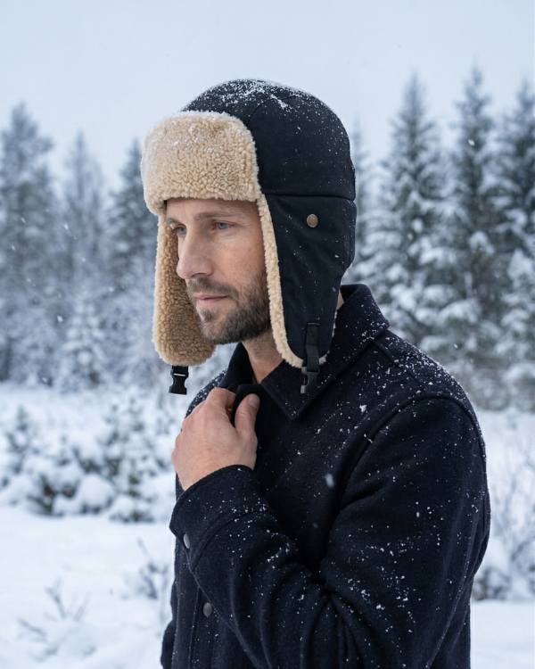 Gorro Masculino Forrado Aviador Sherpa Lemartine