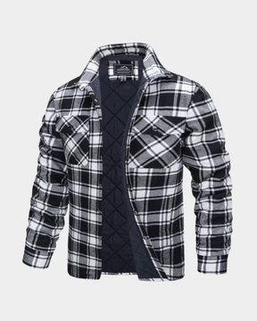Jaqueta Masculina Xadrez Casual Forrada Lemartine