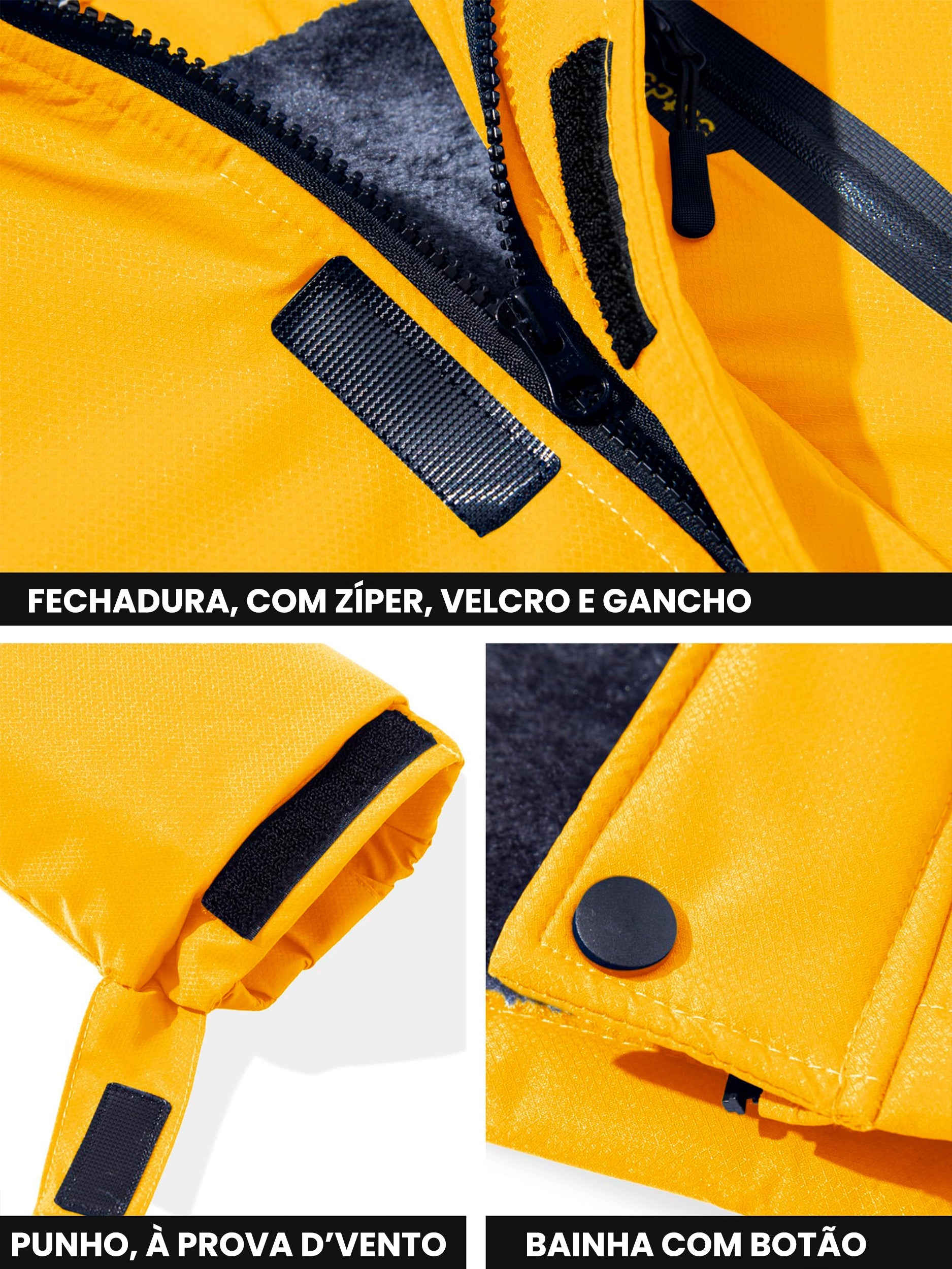 Jaqueta Térmica Masculina Impermeável Outdoor Lemartine