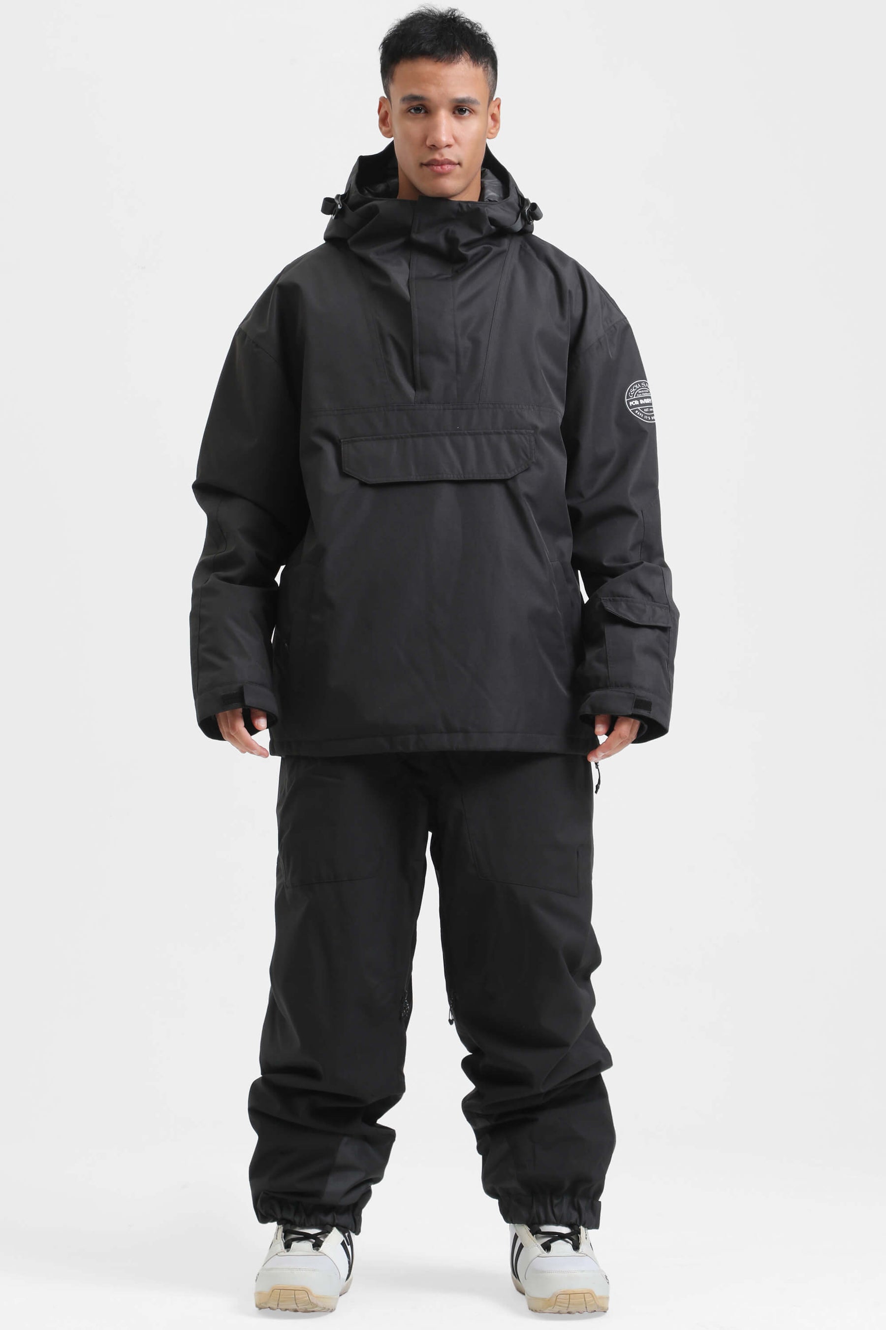 Jaqueta para Neve Masculina Anoraks Oversized Lemartine