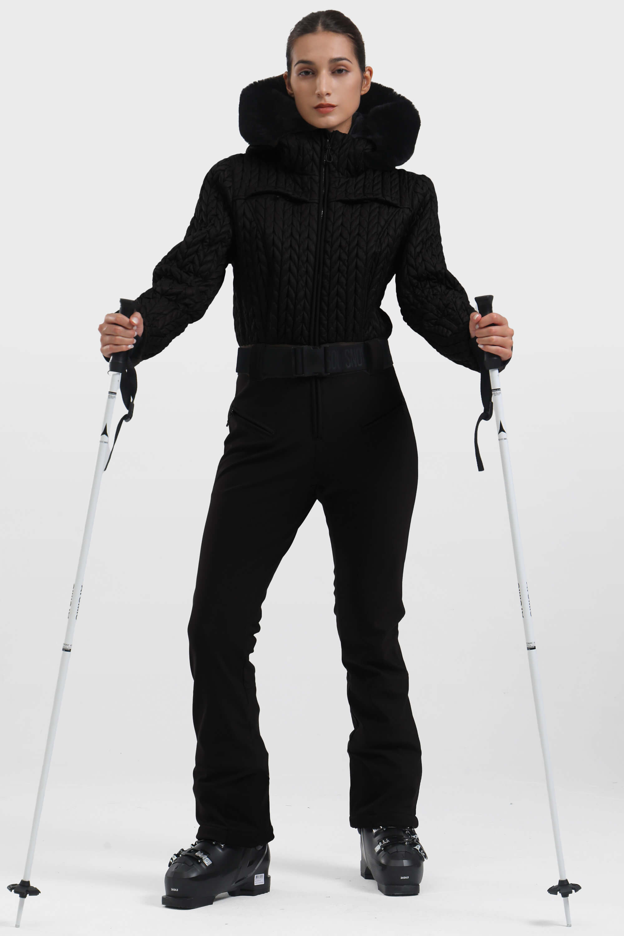 Macacão de Ski Feminino Shirred Lemartine