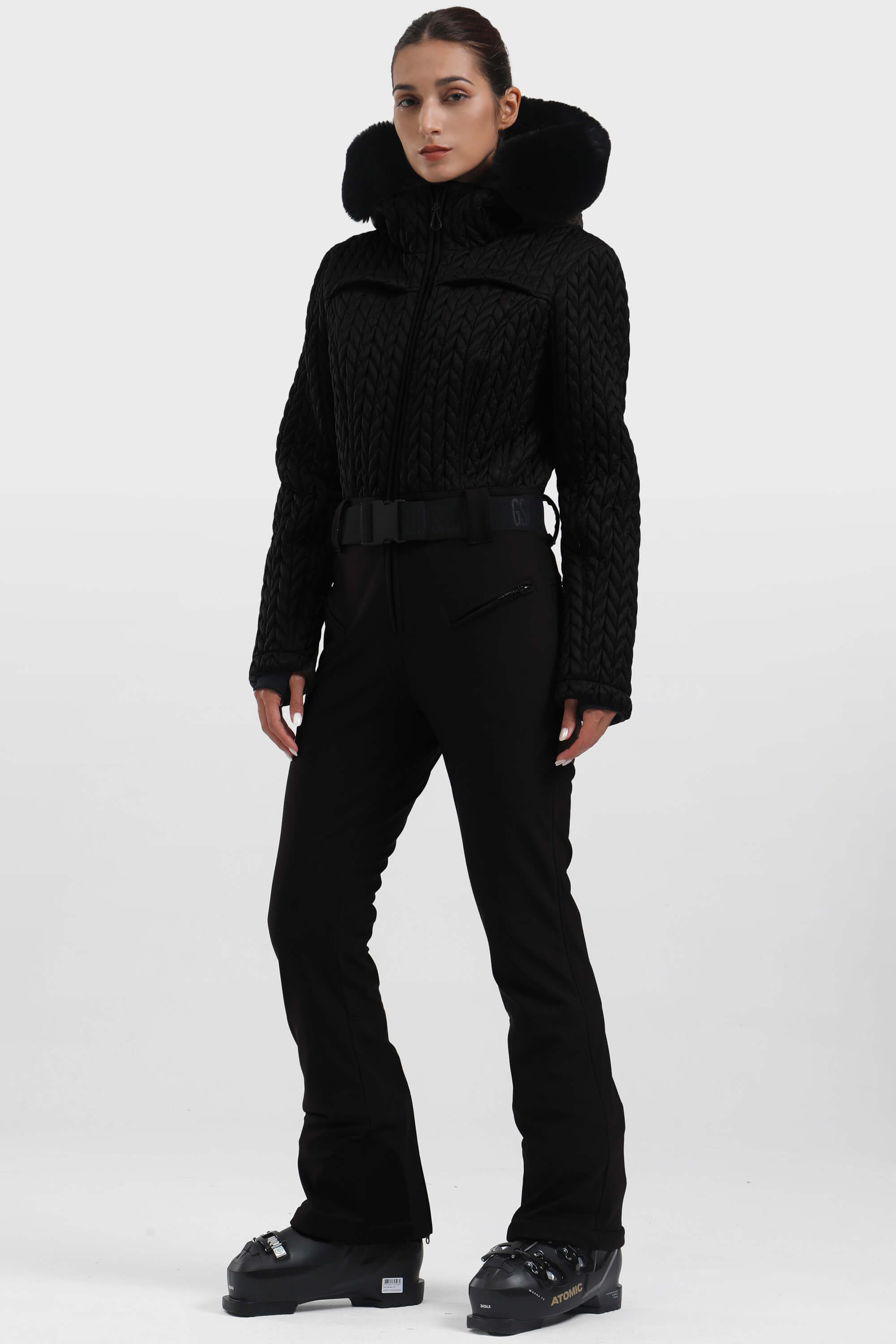 Macacão de Ski Feminino Shirred Lemartine