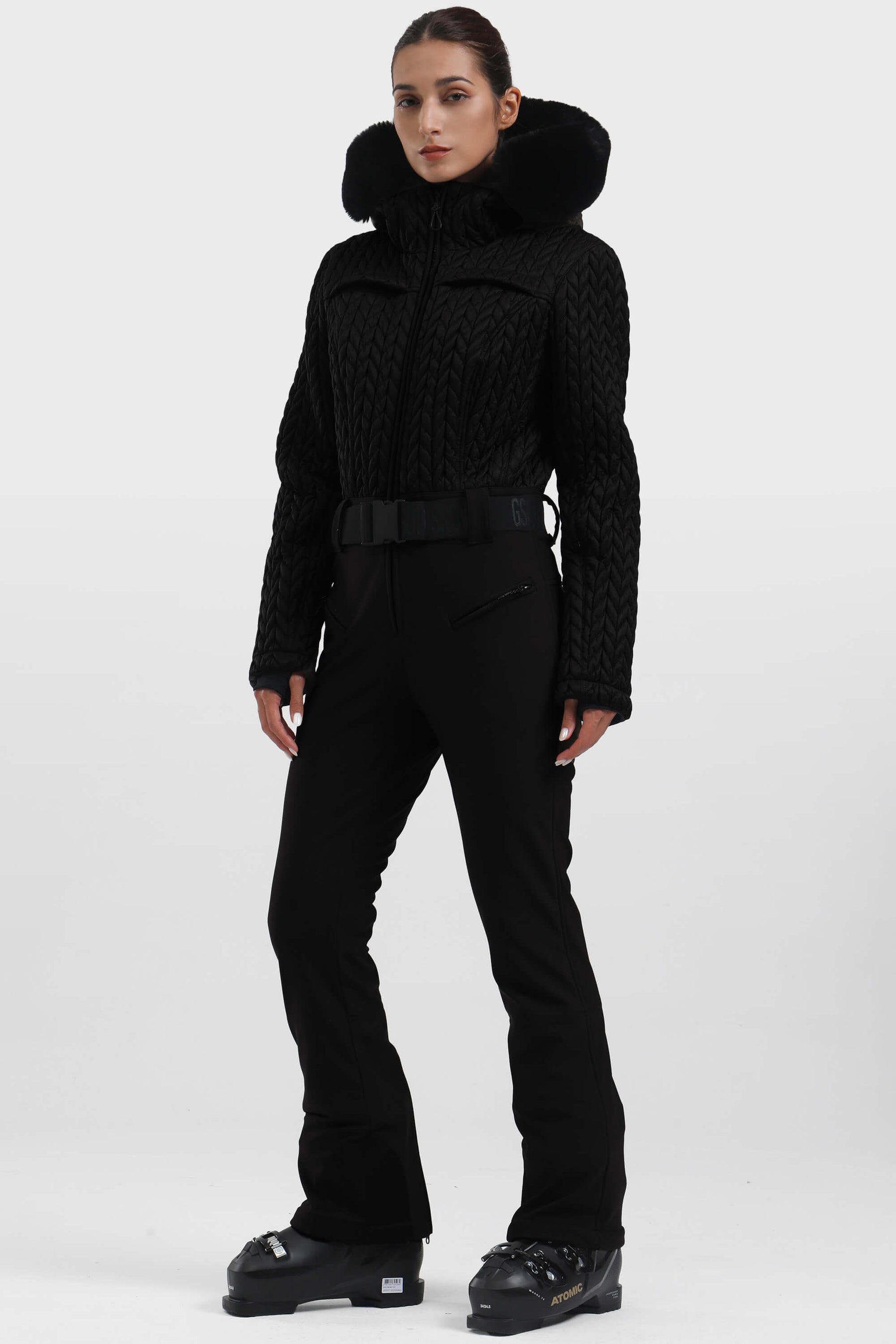 Macacão de Ski Feminino Shirred Lemartine