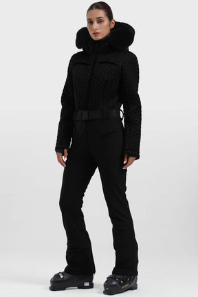 Macacão de Ski Feminino Shirred Lemartine