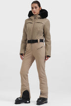 Macacão de Ski Feminino Shirred Lemartine