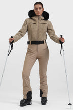 Macacão de Ski Feminino Shirred Lemartine