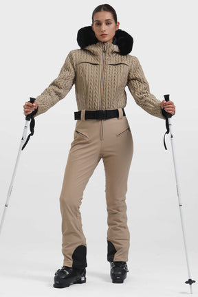 Macacão de Ski Feminino Shirred Lemartine