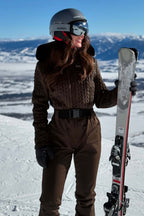 Macacão de Ski Feminino Shirred Lemartine