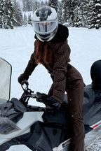 Macacão de Ski Feminino Shirred Lemartine