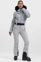 Macacão de Ski Feminino Shirred Lemartine