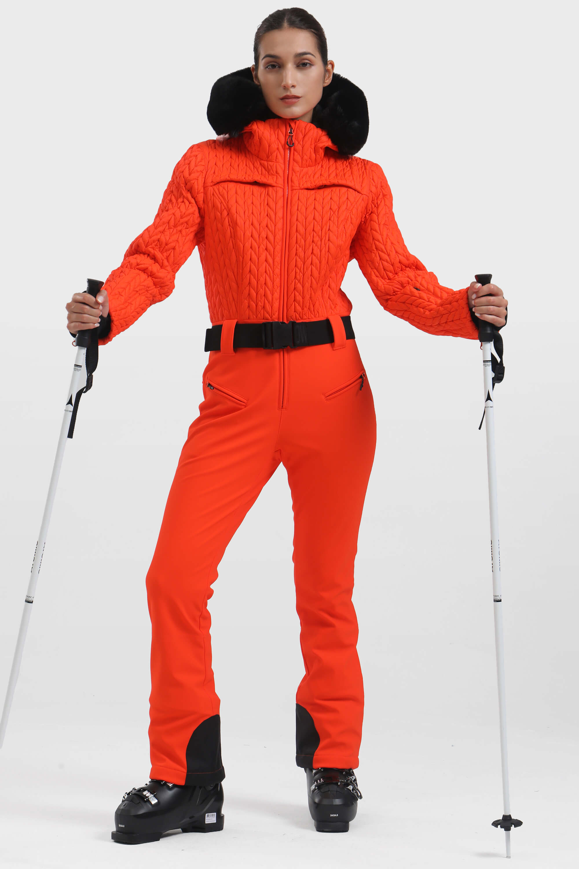 Macacão de Ski Feminino Shirred Lemartine