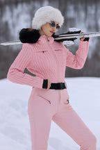 Macacão de Ski Feminino Shirred Lemartine