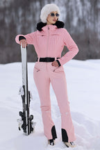Macacão de Ski Feminino Shirred Lemartine