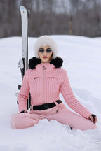 Macacão de Ski Feminino Shirred Lemartine