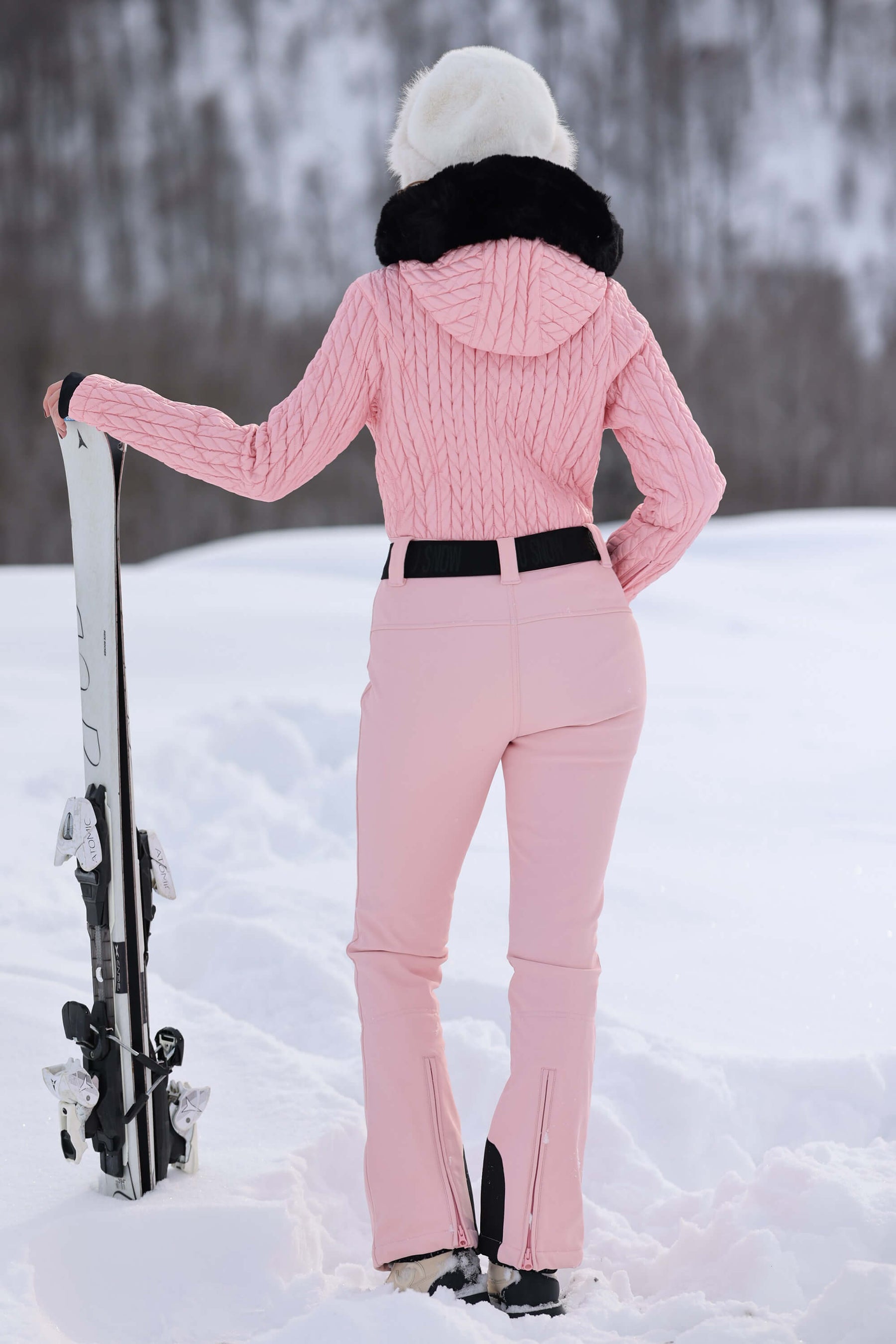 Macacão de Ski Feminino Shirred Lemartine