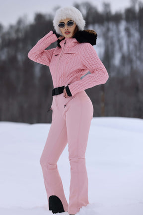 Macacão de Ski Feminino Shirred Lemartine