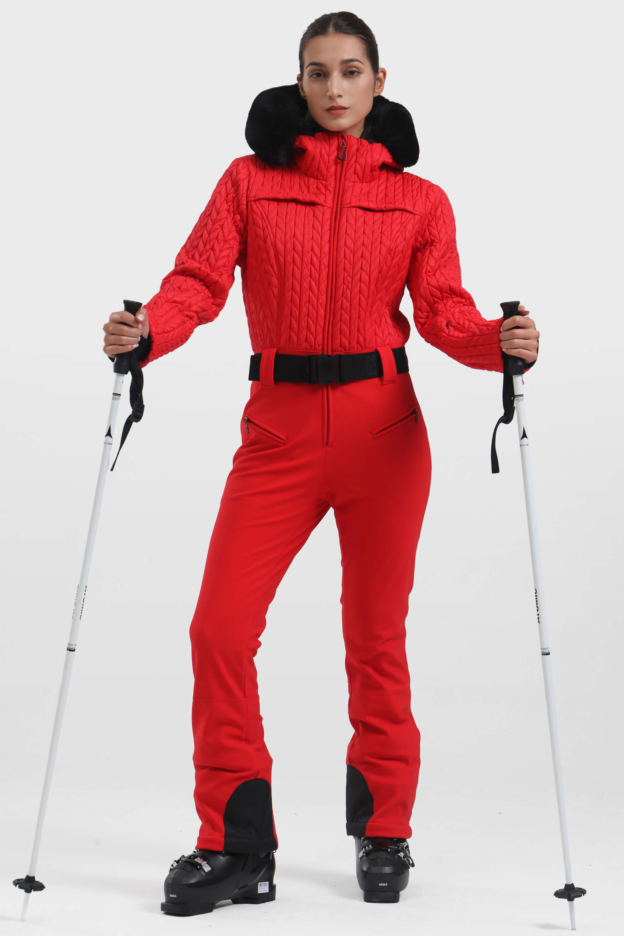 Macacão de Ski Feminino Shirred Lemartine