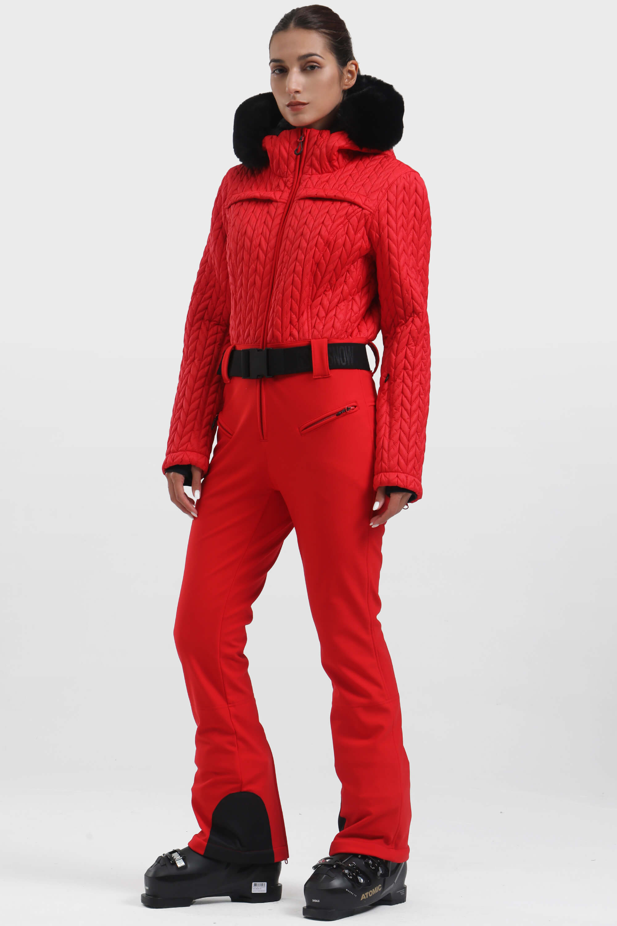 Macacão de Ski Feminino Shirred Lemartine