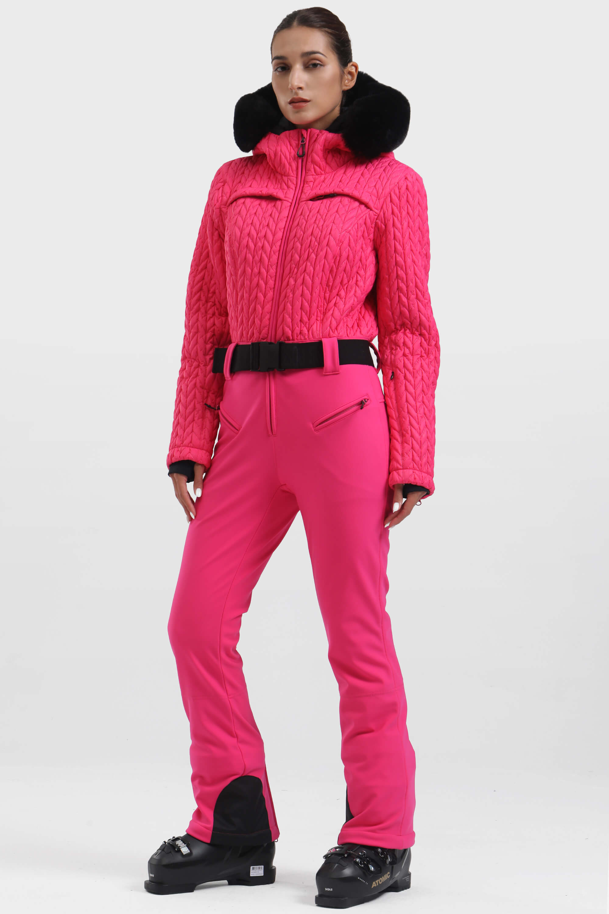 Macacão de Ski Feminino Shirred Lemartine