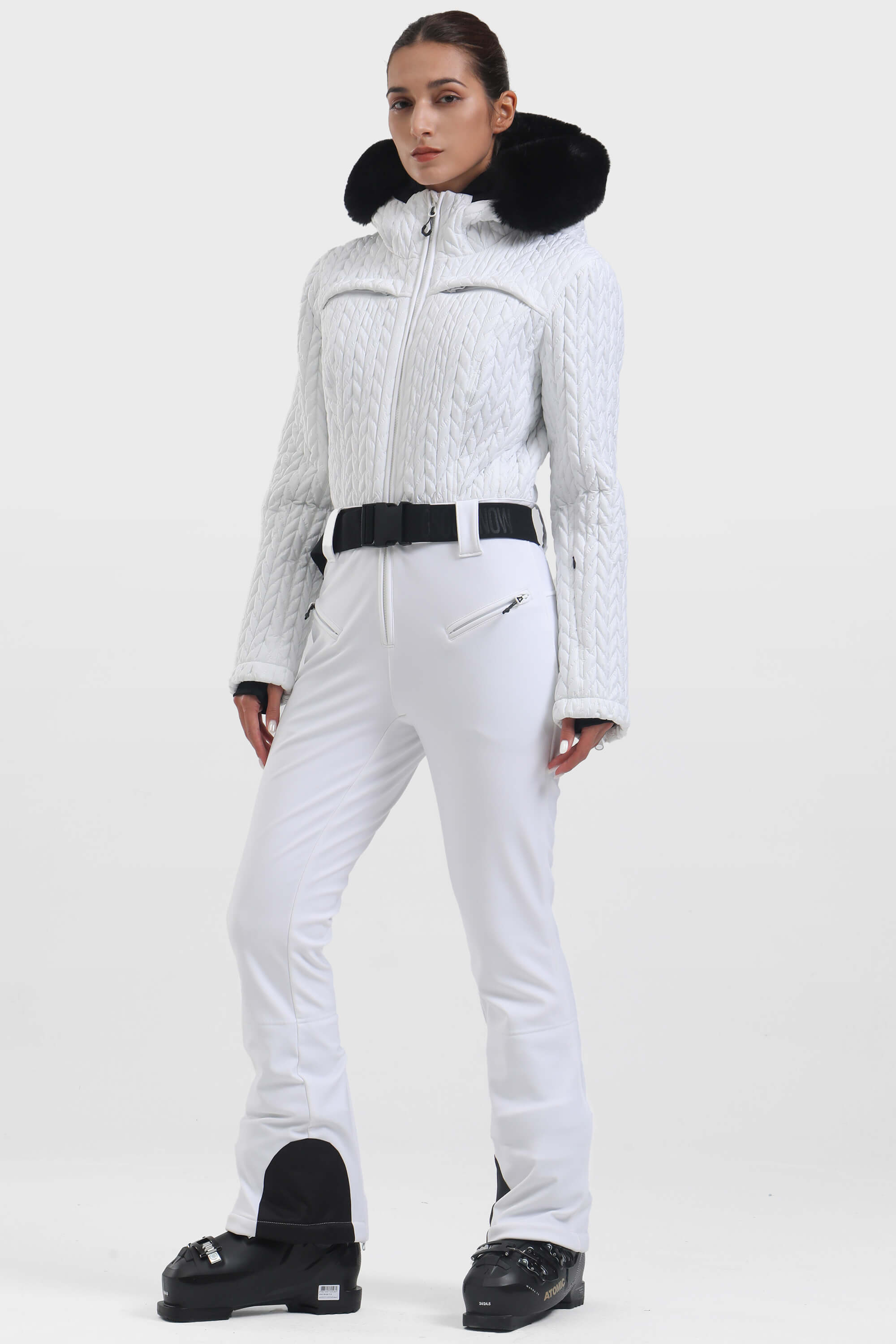 Macacão de Ski Feminino Shirred Lemartine