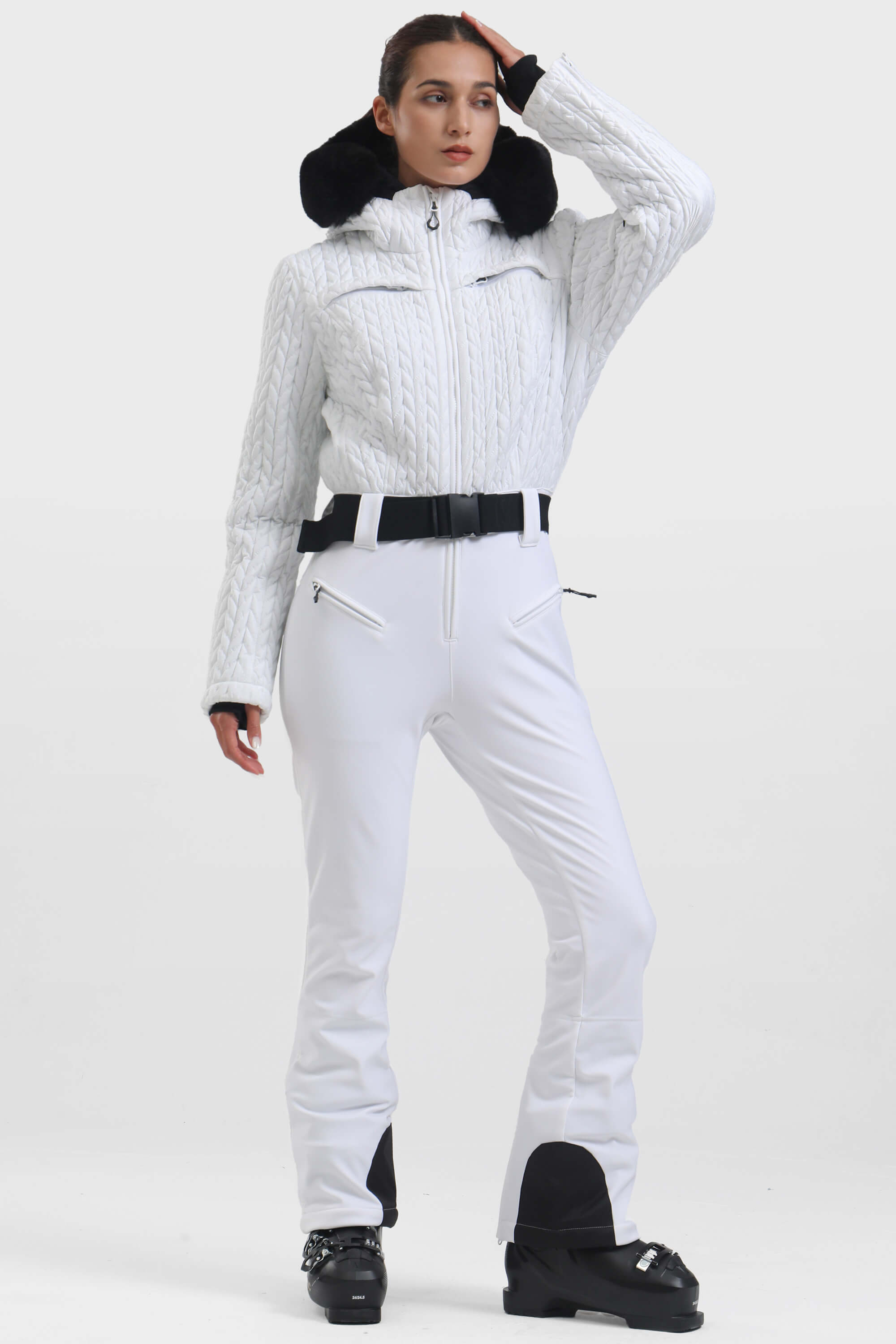 Macacão de Ski Feminino Shirred Lemartine