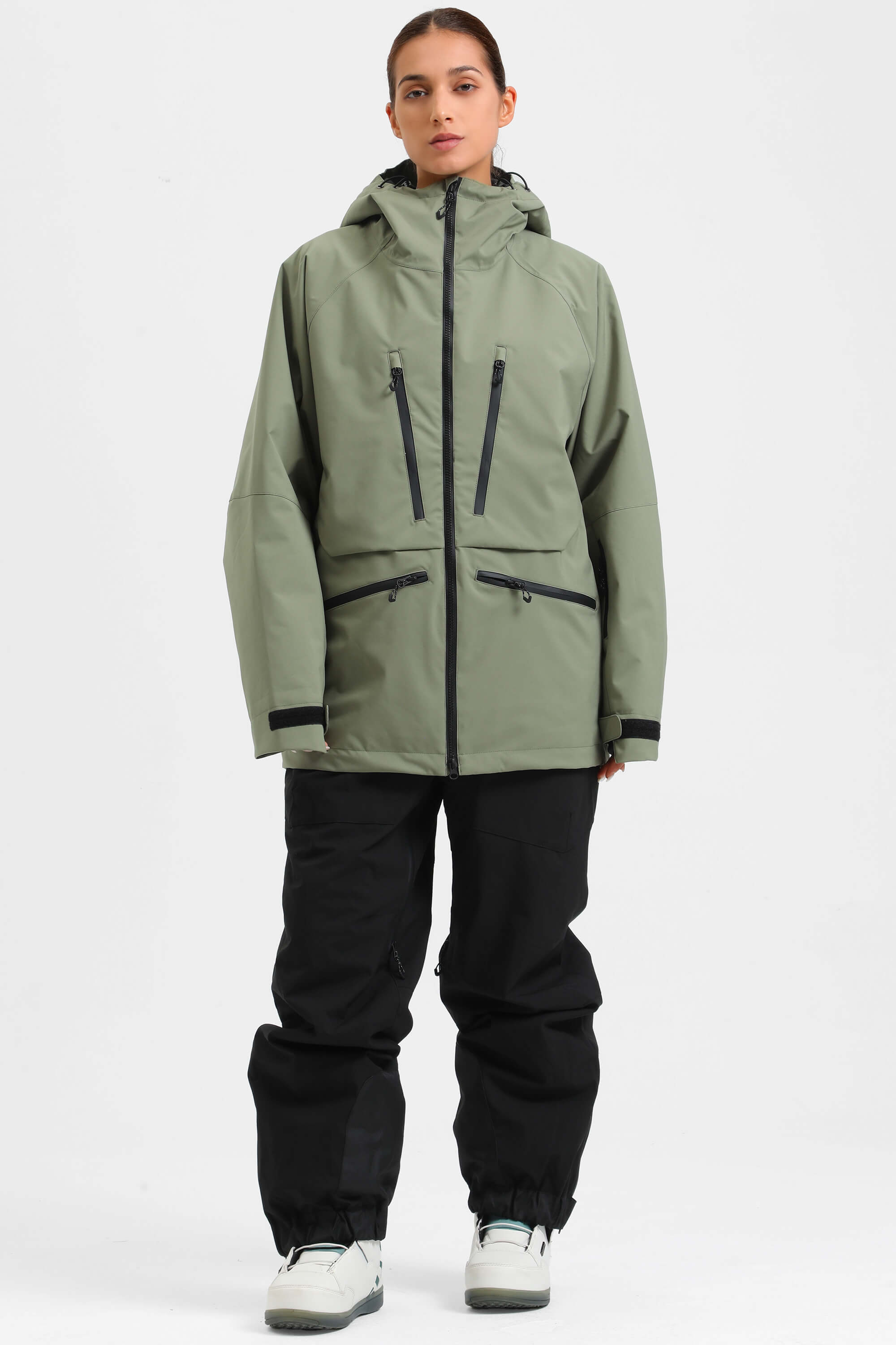 Jaqueta de Neve Feminina Térmica Multifuncional impermeável Tech Lemartine