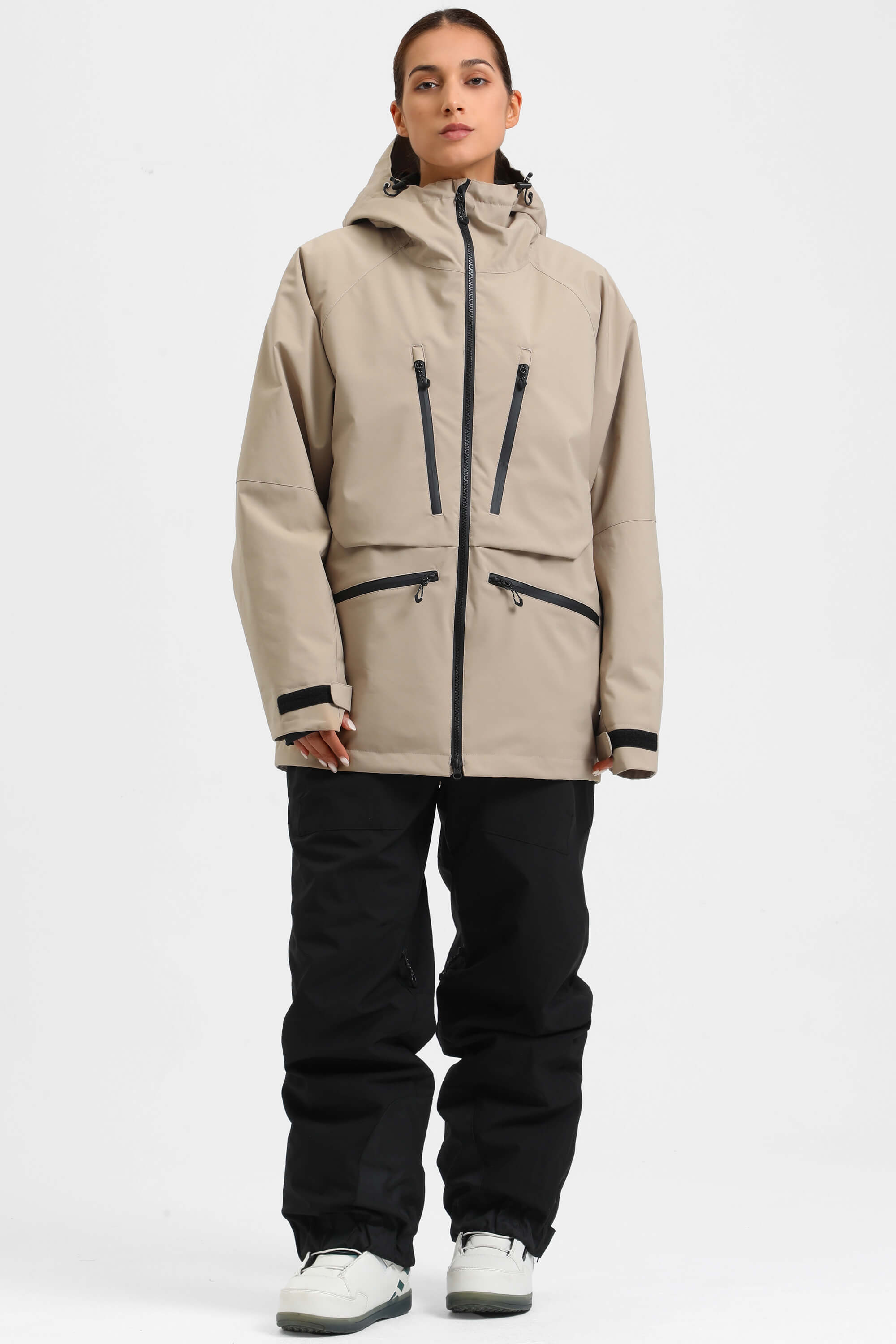 Jaqueta de Neve Feminina Térmica Multifuncional impermeável Tech Lemartine