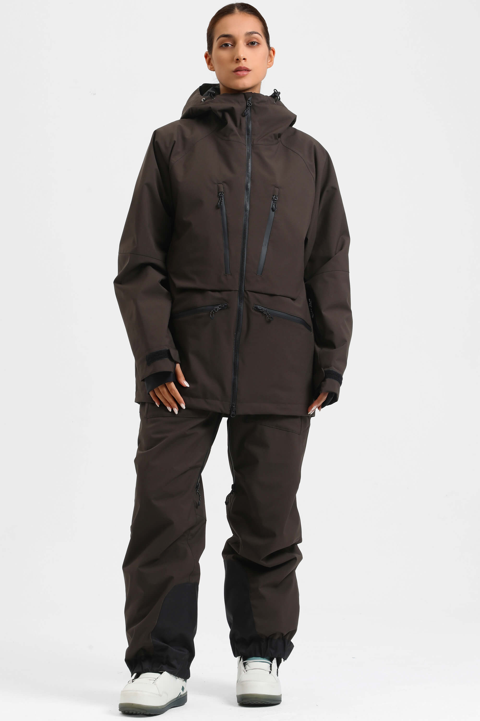 Jaqueta de Neve Feminina Térmica Multifuncional impermeável Tech Lemartine