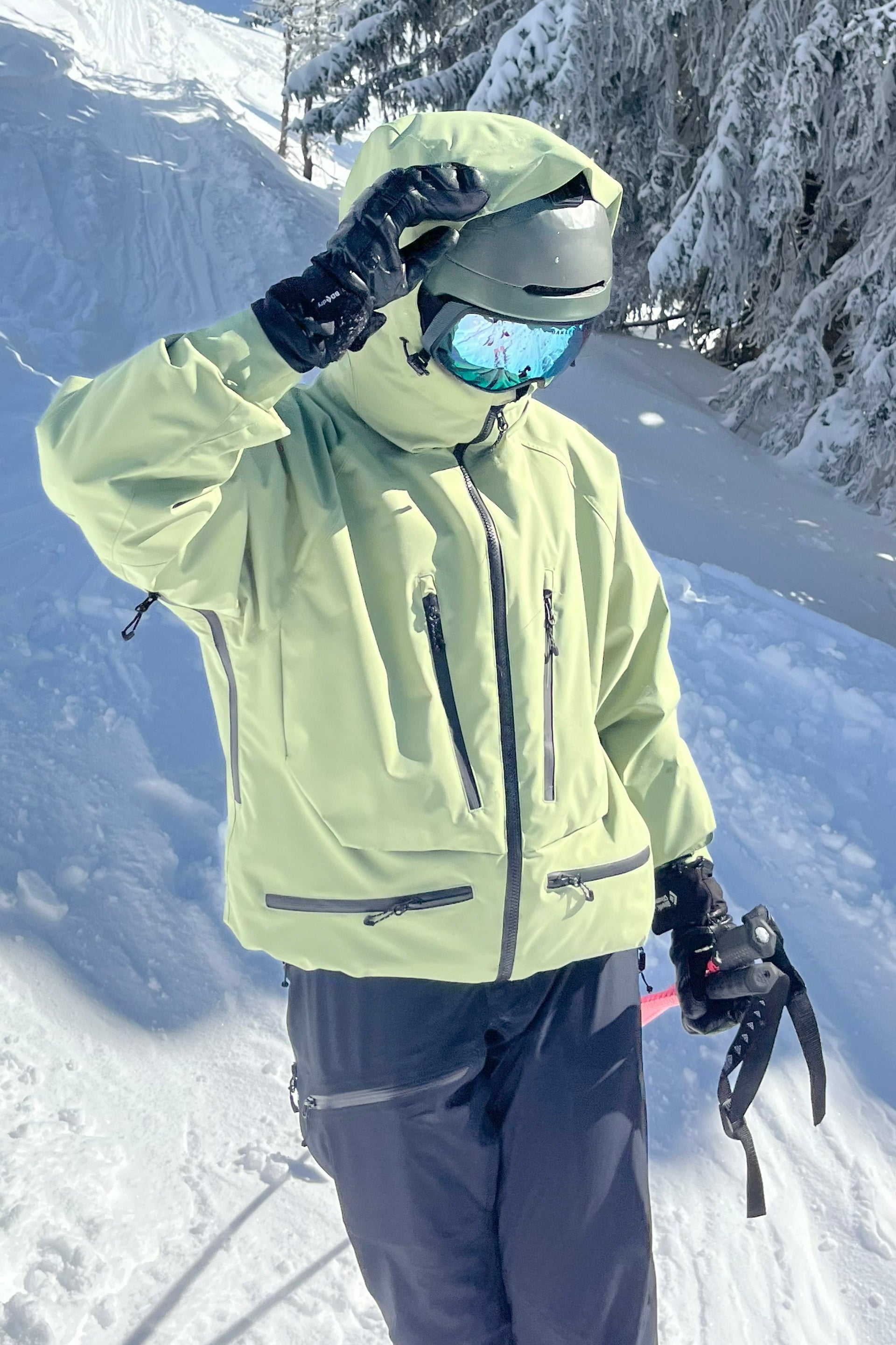 Jaqueta de Neve Feminina Térmica Multifuncional impermeável Tech Lemartine