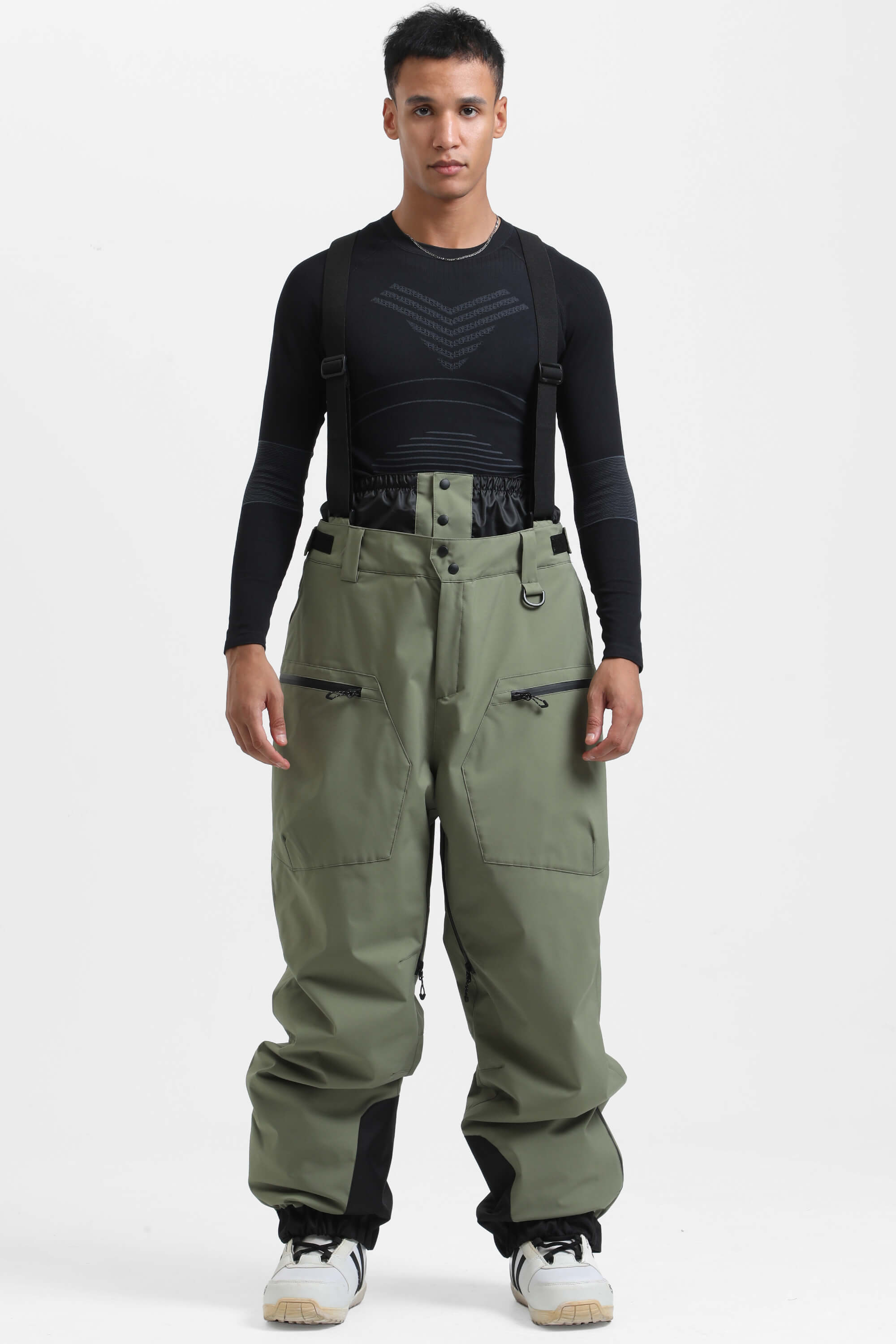 Calça de Neve Masculina com Suspensórios Removíveis Tech Lemartine