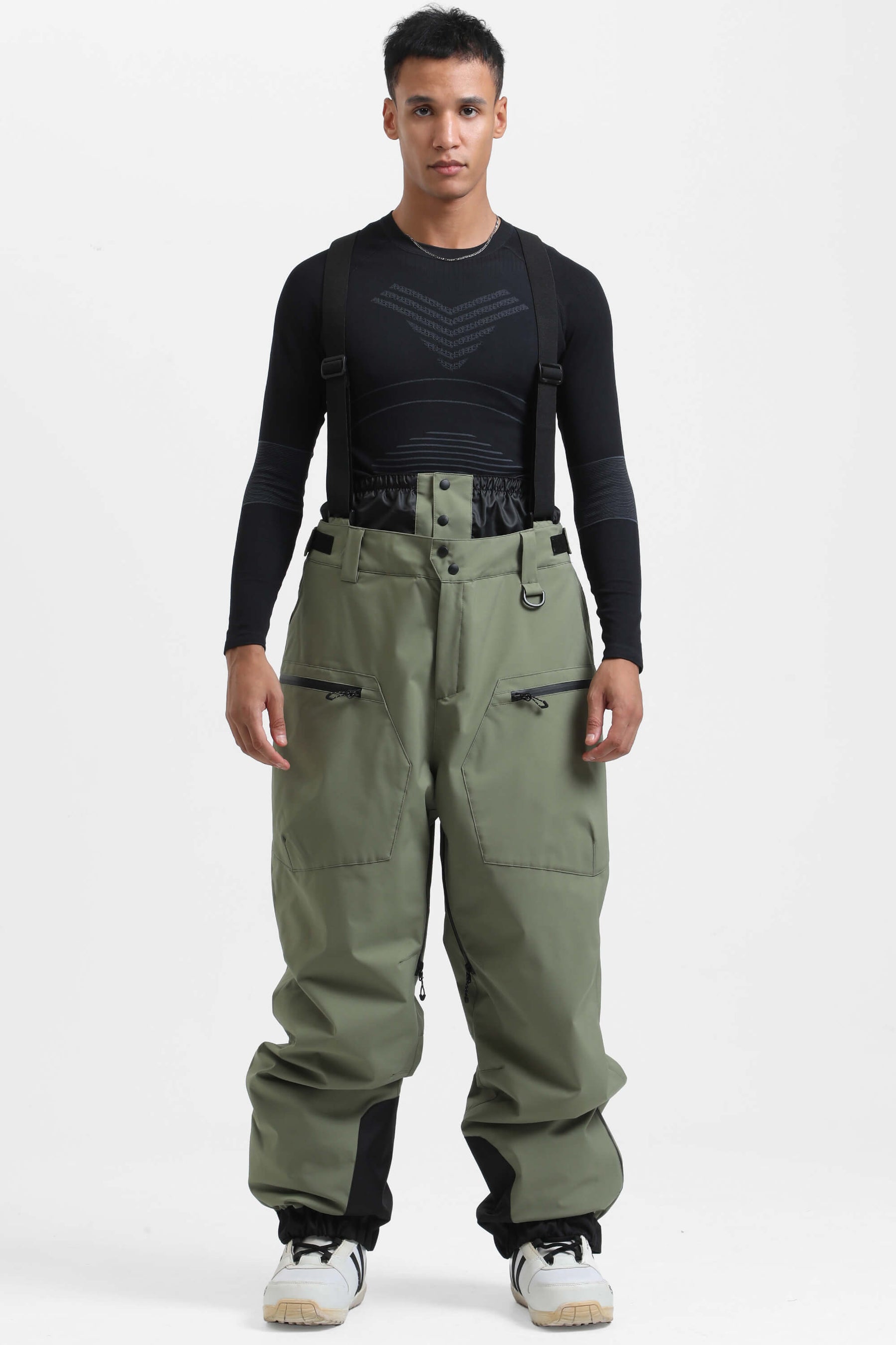 Calça de Neve Masculina com Suspensórios Removíveis Tech Lemartine