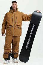 Calça de Neve Masculina com Suspensórios Removíveis Tech Lemartine