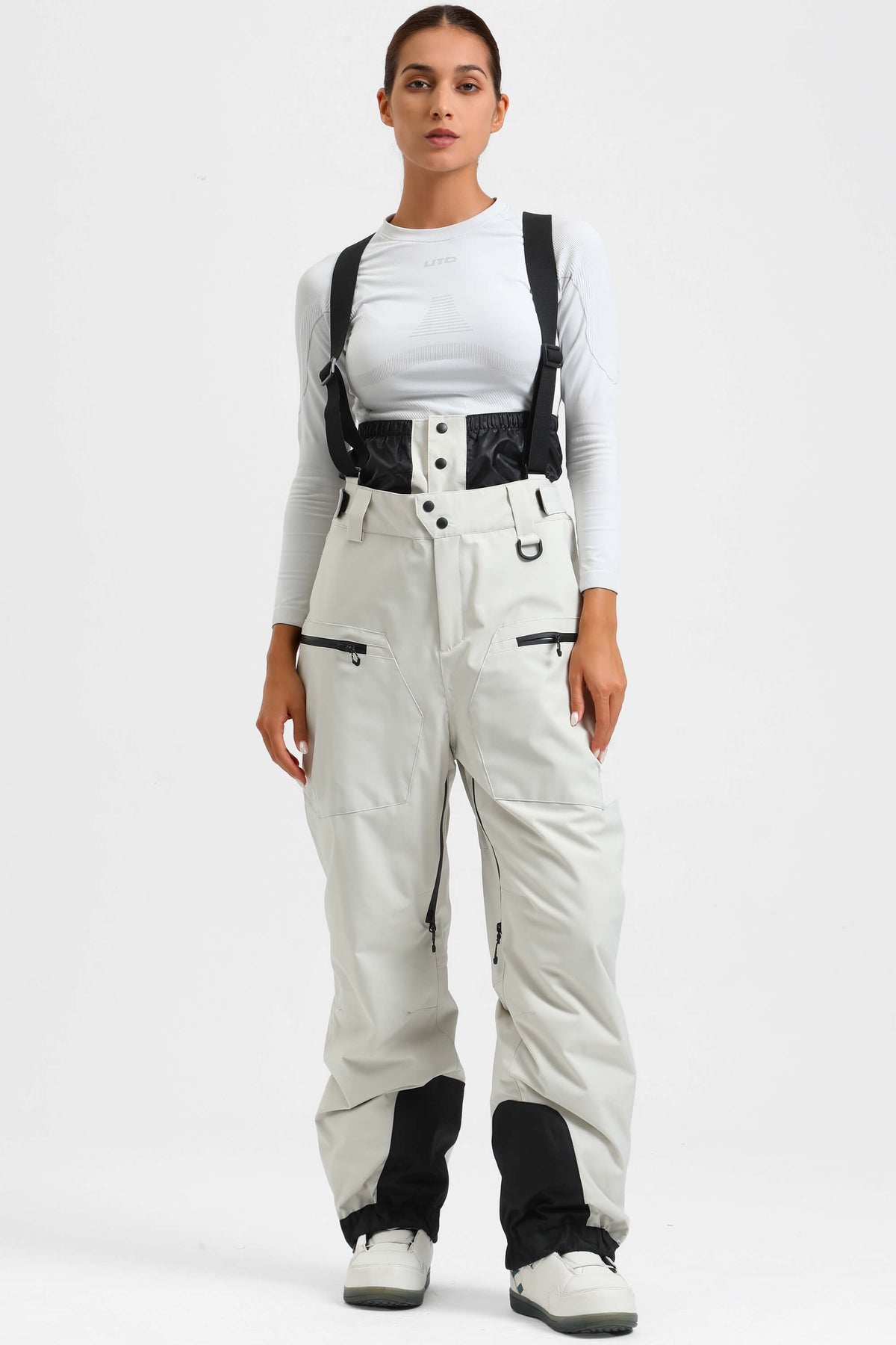 Calça de Neve Feminina com Suspensórios Removíveis Tech Lemartine