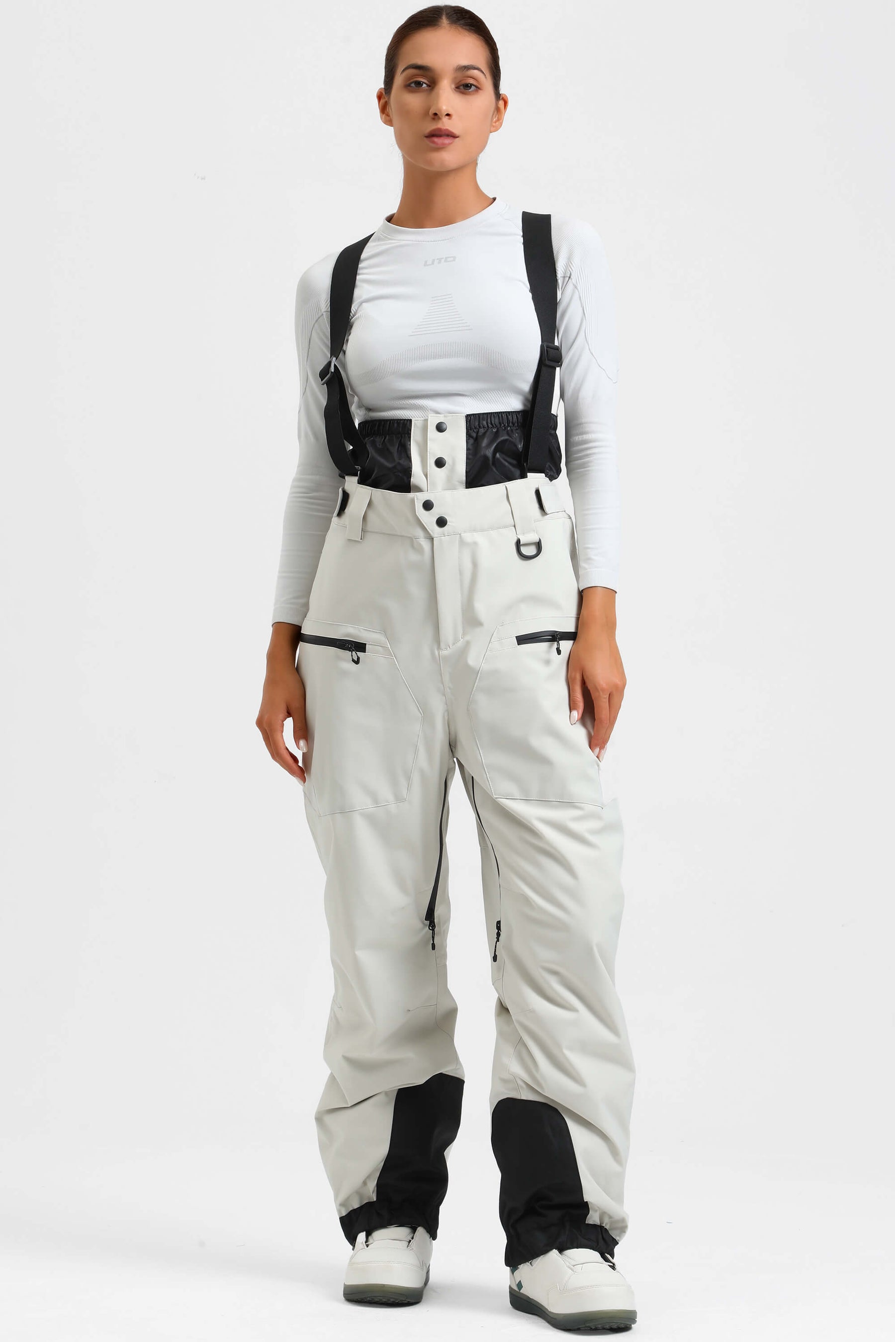 Calça de Neve Feminina com Suspensórios Removíveis Tech Lemartine