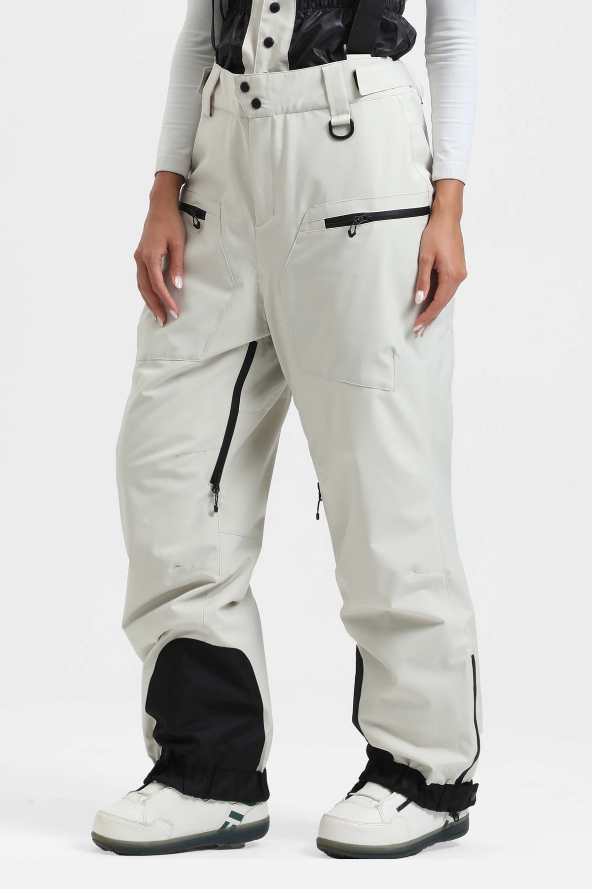 Calça de Neve Feminina com Suspensórios Removíveis Tech Lemartine