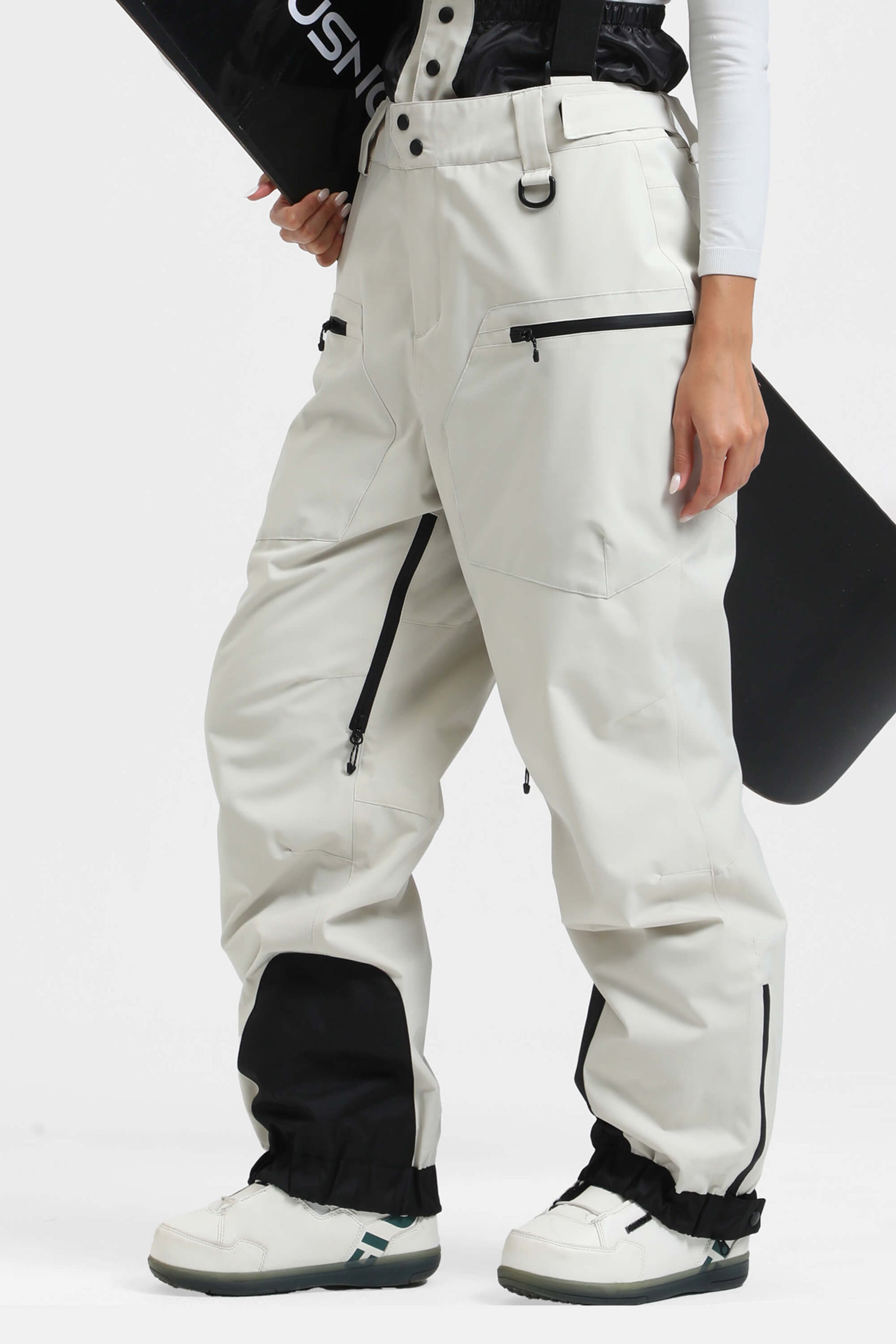 Calça de Neve Feminina com Suspensórios Removíveis Tech Lemartine