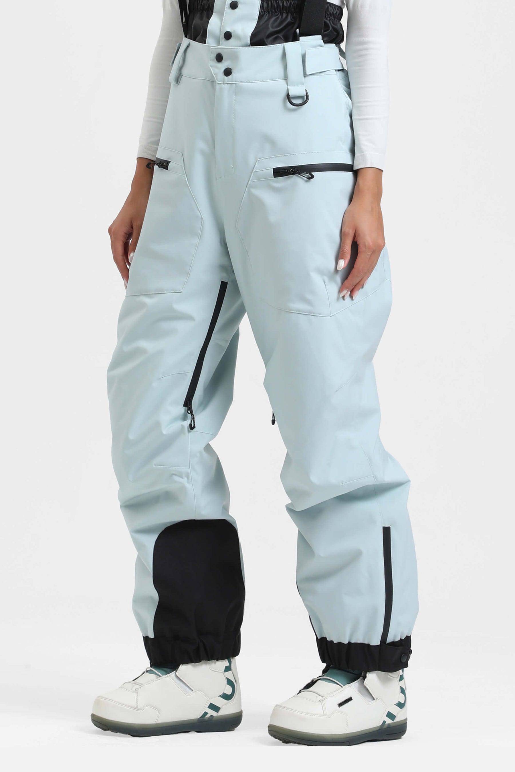 Calça de Neve Feminina com Suspensórios Removíveis Tech Lemartine