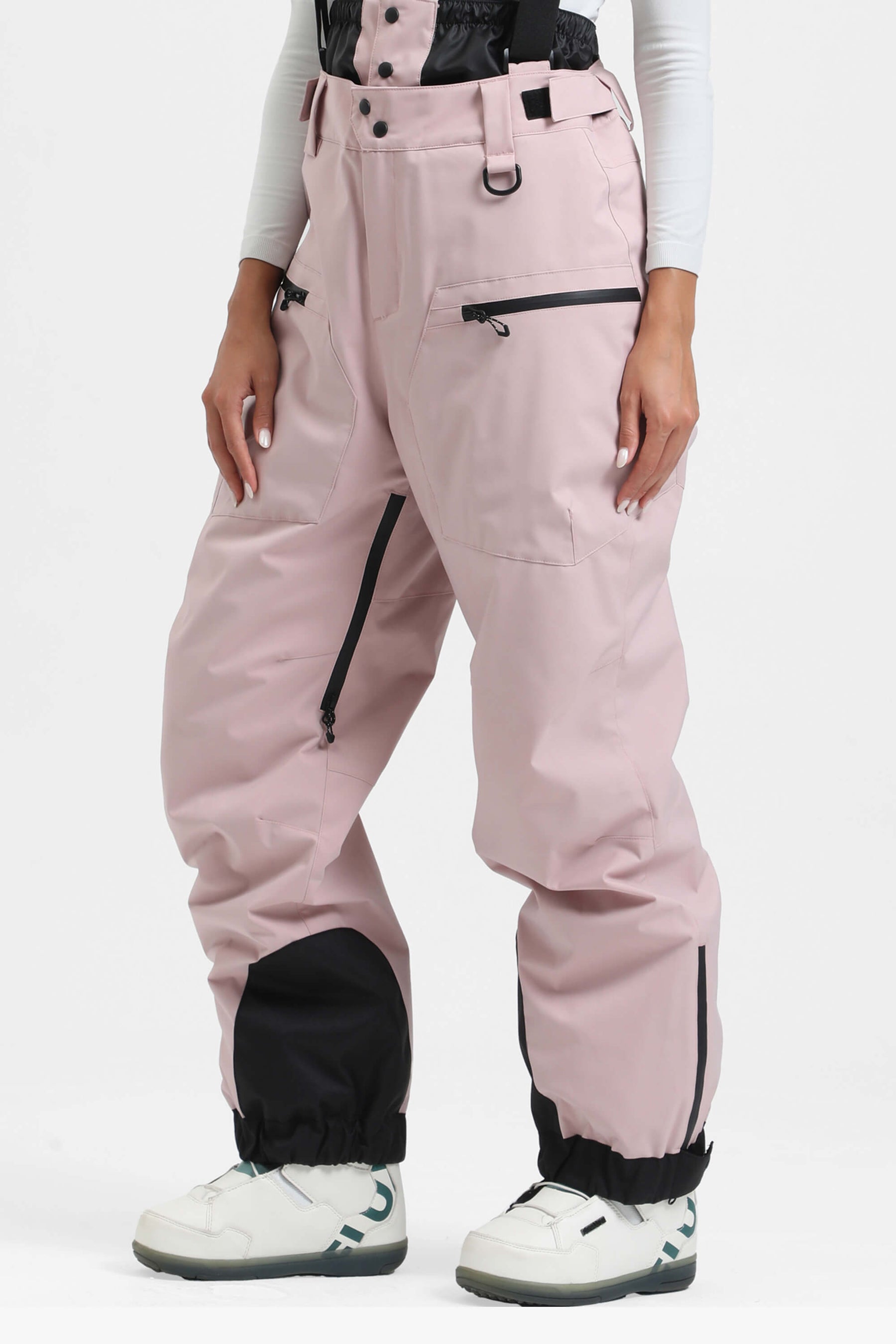 Calça de Neve Feminina com Suspensórios Removíveis Tech Lemartine